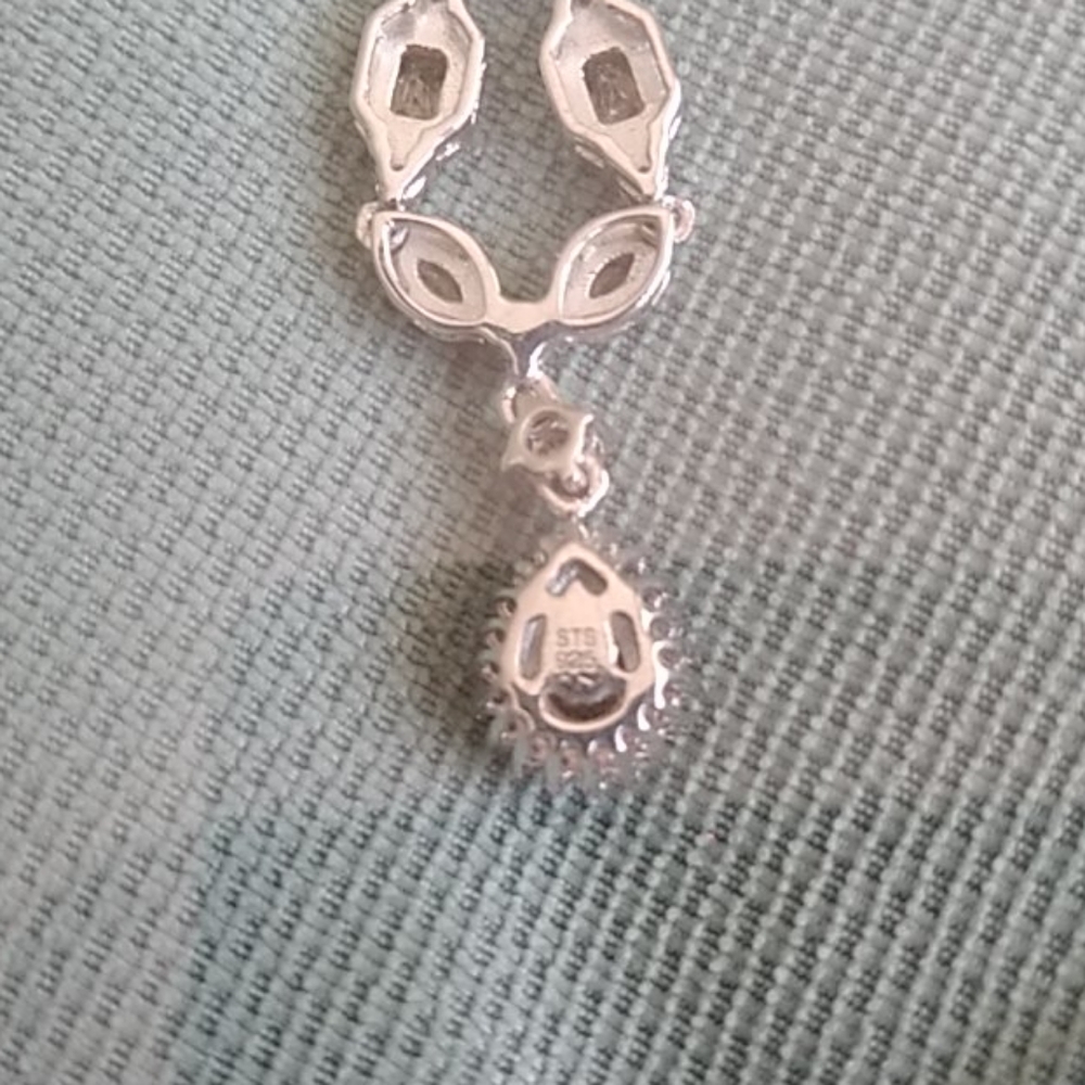 GOLDEN IMPERIAL TOPAZ, ZIRCON PRINCESS NECKLACE💘 - Picture 7 of 9